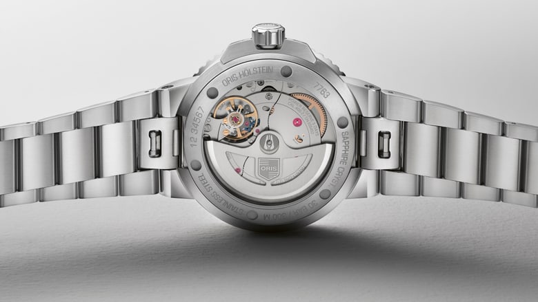 Aquis Date Calibre 400 - 01 400 7763 4157-07 8 24 09PEB | Oris